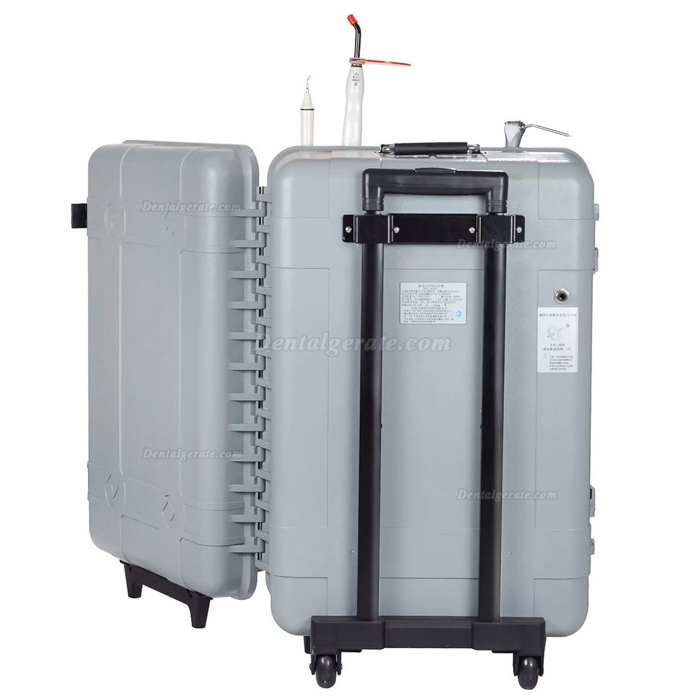 Dynamic&reg; DU893 Mobile Dentaleinheit Mit Luftverdichter + Aush&auml;rtung Licht + Scaler
